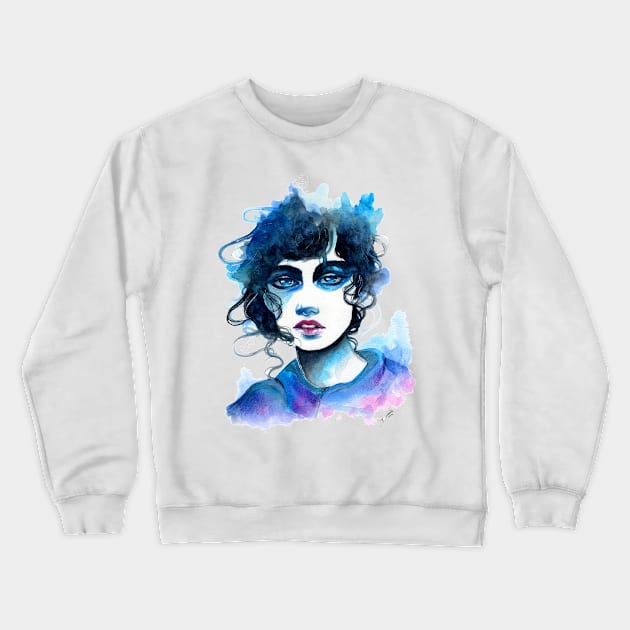 Blue Tones Crewneck Sweatshirt by DaniMej